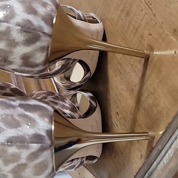 Jimmy Choo Lottie Glitter print leopard heels - Picture 3 of 5
